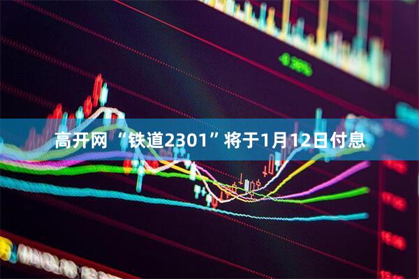 高开网 “铁道2301”将于1月12日付息